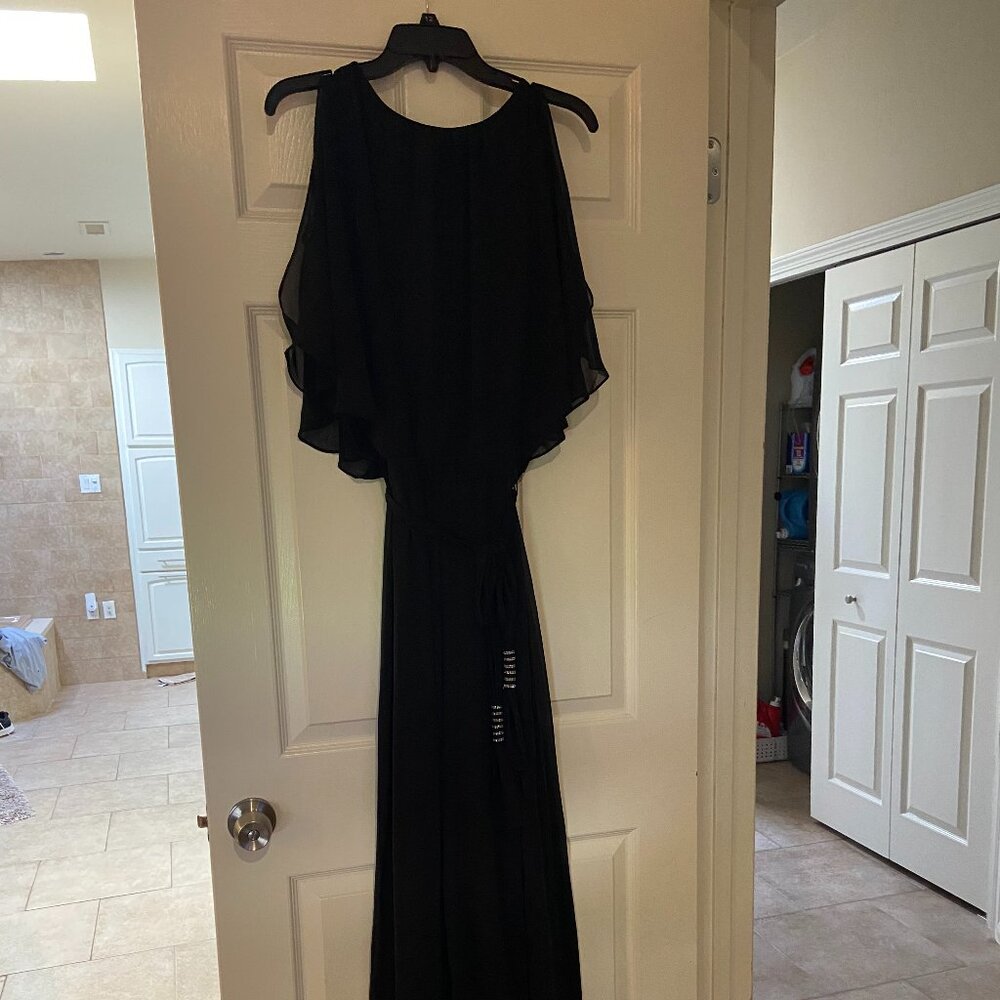 NWOT Chaus long full-legged Jumpsuit with tie waist 2X